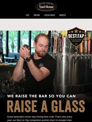 Email Inspiration from Yard House