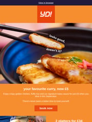 Email Inspiration from YO!
