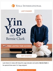 Email Inspiration from Yoga International