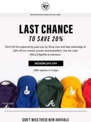 Email Inspiration from '47