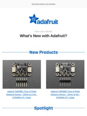 Email Inspiration from Adafruit Industries