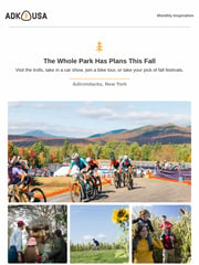 Email Inspiration from Adirondacks, USA
