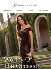 Email Inspiration from Adrianna Papell