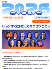 Email Inspiration from Ahrefs Events