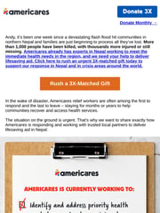 Email Inspiration from Americares