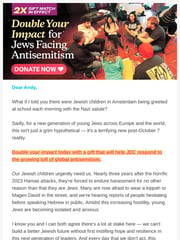 Email Inspiration from Amy Adler, JDC