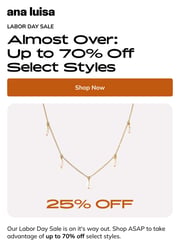 Email Inspiration from ANA LUISA