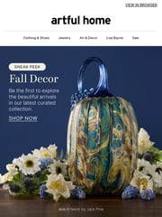 Email Inspiration from Artful Home