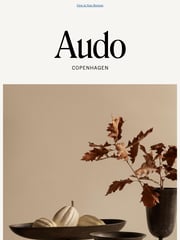 Email Inspiration from Audo Copenhagen