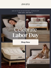 Email Inspiration from Awara Sleep