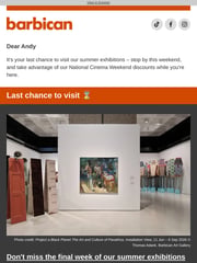 Email Inspiration from Barbican Roundup