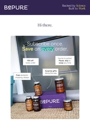 Email Inspiration from BePure Wellness
