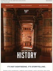 Email Inspiration from Black Tomato Travel