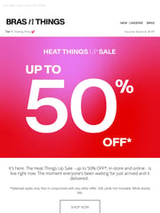 Email Inspiration from Bras n Things
