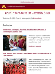 Email Inspiration from Brief