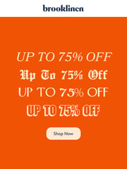 Email Inspiration from Brooklinen Labor Day Sale