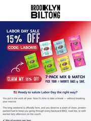 Email Inspiration from Brooklyn Biltong