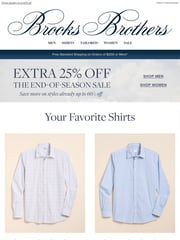 Email Inspiration from Brooks Brothers