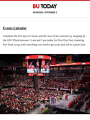 Email Inspiration from BU Today