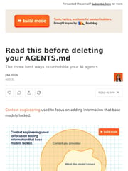 Email Inspiration from build mode by PostHog