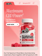 Email Inspiration from CBDfx