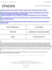 Email Inspiration from Chico’s