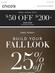 Email Inspiration from Chico’s
