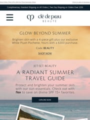 Email Inspiration from Clé de Peau Beauté