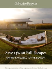 Email Inspiration from Collective Retreats Governors Island