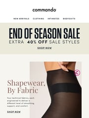 Email Inspiration from Commando