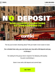 Email Inspiration from Contiki