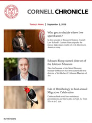Email Inspiration from Cornell Chronicle