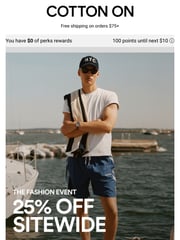 Email Inspiration from Cotton On