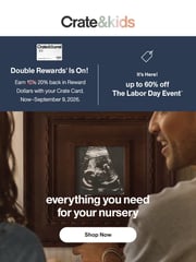 Email Inspiration from Crate & Kids