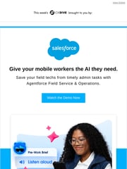 Email Inspiration from CX Dive