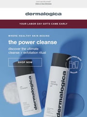 Email Inspiration from Dermalogica
