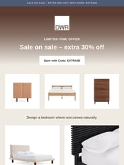 Email Inspiration from Design Within Reach
