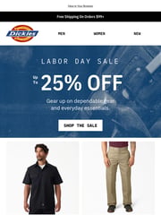 Email Inspiration from Dickies