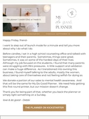 Email Inspiration from Do Good Candle Studio