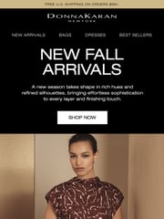 Email Inspiration from Donna Karan New York