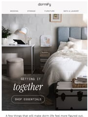 Email Inspiration from Dormify