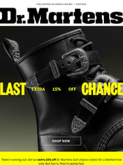 Email Inspiration from Dr. Martens