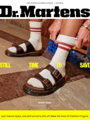 Email Inspiration from Dr. Martens
