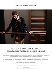 Email Inspiration from Dries Van Noten