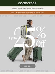 Email Inspiration from Eagle Creek