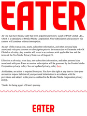 Email Inspiration from Eater