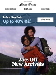 Email Inspiration from Eddie Bauer