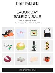 Email Inspiration from Edie Parker