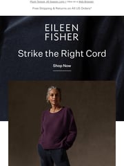Email Inspiration from EILEEN FISHER