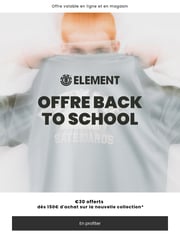 Email Inspiration from Element